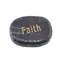 Cristal slefuit Iolith cu afirmatie gravata - Faith