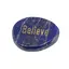 Cristal slefuit Lapis lazuli cu afirmatie gravata - Believe