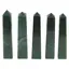 Turn / Obelisc cu patru fatete din aventurin dark, 80-100g