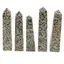 Turn / Obelisc cu patru fatete din Jasp dalmatian, 100-120g