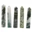 Turn / Obelisc cu patru fatete din Moss agat, 90-110g