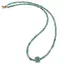 Colier Amazonit discuri fatetate 4mm si cub fatetat 8-10mm