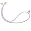 Colier Ametrin si Ametist discuri fatetate 3mm cu pandantiv cub fatetat 6mm