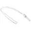 Colier argintiu si pandantiv cu varf Cristal de stanca, 50mm