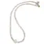 Colier Cuart roz discuri fatetate 5mm si cub fatetat 7-8mm