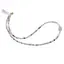 Colier Cuart turmalinat discuri fatetate 4mm si cub fatetat 8mm