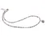 Colier Cuart turmalinat discuri fatetate 4mm si pandantiv cub fatetat 8mm