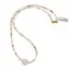 Colier Mix Piatra Lunii discuri fatetate 4mm si cub fatetat 9-10mm