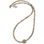 Colier Mix Piatra lunii piersica si gri discuri fatetate 4mm si cub fatetat 8mm