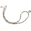 Colier Opal dendritic discuri fatetate 4mm si pandantiv cub fatetat 8mm