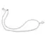 Colier Piatra Lunii alba discuri fatetate 4mm si pandantiv cub fatetat 8mm