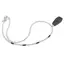 Colier Piatra lunii si Pirita discuri fatetate 4mm cu element central din Pirita 38mm