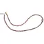 Colier Rodonit A+ discuri fatetate 3mm si cub fatetat 8-9mm