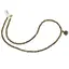 Colier Unakit discuri fatetate 4mm si pandantiv cub fatetat 8mm