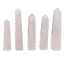 Turn / Obelisc cu patru fatete din Cuart roz, 60-80g