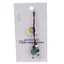 Accesoriu cu pietre semipretioase Agat albastru sfera 10mm si mix cristale 4mm