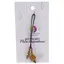 Accesoriu cu pietre semipretioase Agat maro sfera 10mm si Hematit auriu 4mm