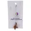 Accesoriu cu pietre semipretioase Agat maro sfera 10mm si mix cristale 4mm