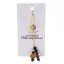 Accesoriu cu pietre semipretioase Agat maro sfera 10mm si mix cristale 6mm
