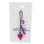 Accesoriu cu pietre semipretioase Agat roz sfera 12mm si Ametist 4mm