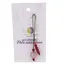Accesoriu cu pietre semipretioase Agat roz sfera 12mm si Coral 4mm