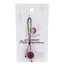 Accesoriu cu pietre semipretioase Agat roz sfera 12mm si Cristal de stanca 4mm