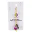 Accesoriu cu pietre semipretioase Agat roz sfera 12mm si mix cristale 4mm