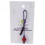 Accesoriu cu pietre semipretioase Coral rosu sfera 10mm si Goldstone albastru 4mm