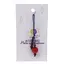 Accesoriu cu pietre semipretioase Coral rosu sfera 10mm si Granat 4mm
