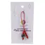Accesoriu cu pietre semipretioase Cuart turmalinat sfera 10mm si Coral rosu 4mm