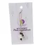 Accesoriu cu pietre semipretioase Sidef alb sfera 10mm si mix cristale 4mm