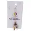 Accesoriu cu pietre semipretioase Sidef sfera 10mm si mix cristale 5mm
