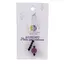 Accesoriu cu pietre semipretioase Turmalina roz sfera 10mm si Onix negru 4mm