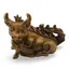 Statueta Feng Shui Bivol auriu din rasina, 11,5cm