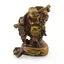 Statueta Feng Shui Buddha stand pe sac de bani din rasina, 9cm