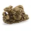 Statueta Feng Shui Sobolan cu sac de bani si Ru yi din rasina, 12cm