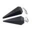 Cercei cu agatatoare Obsidian negru forma pendul