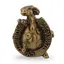 Statueta Feng Shui Bivol cu potcoava in jos din rasina, 7cm