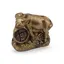 Statueta Feng Shui Bivol mic cu moneda din rasina, 3cm