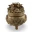 Statueta Feng Shui Bolul prosperitatii cu Dragon din rasina, 11cm