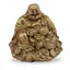 Statueta Feng Shui Buddha vesel cu pepita din rasina, 6cm