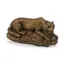 Statueta Feng Shui Tigru cu Ru yi din rasina, 4,5cm