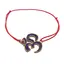 Bratara Therapy cu charm OM albastru, 20mm