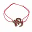 Bratara Therapy cu charm OM rosu, 20mm
