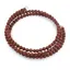 Bratara tripla ajustabila cu pietre semipretioase, Goldstone sfere 4mm
