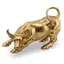 Statueta Feng Shui taur din metal, 19cm