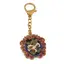 Amuleta Breloc Feng Shui cu caine Fu pentru independenta si succes din metal, 12cm