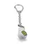 Amuleta Breloc Feng Shui cu Wu lou alb din metal, 10cm