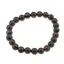 Bratara din Bronzit 8mm, pe elastic, 19cm