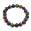 Bratara din Ochi de tigru colorat 10mm, pe elastic, 19cm
